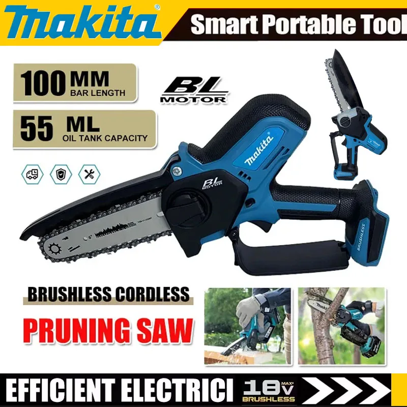 Outdoor Power Tools - Makita Electric Chain Saw Pruning Saw