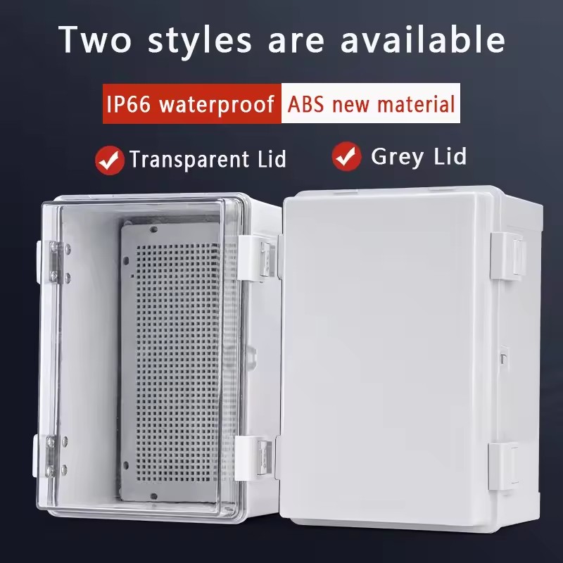 IP66 Waterproof Gray/Transpare - Outdoor Power Box Cover avaliação e preço