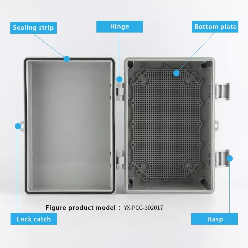 IP66 Waterproof Gray/Transpare - Outdoor Power Box Cover avaliação e preço