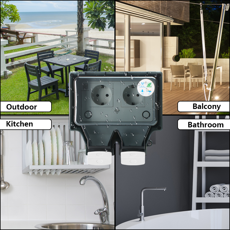 Avoir Tuya Wall Electrical Soc - Outdoor Power Timer avaliação e preço