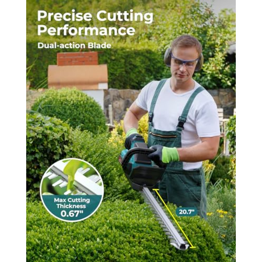 20'' Cordless Hedge Trimmer wi - Hedge Trimmer Cordless avaliação e preço