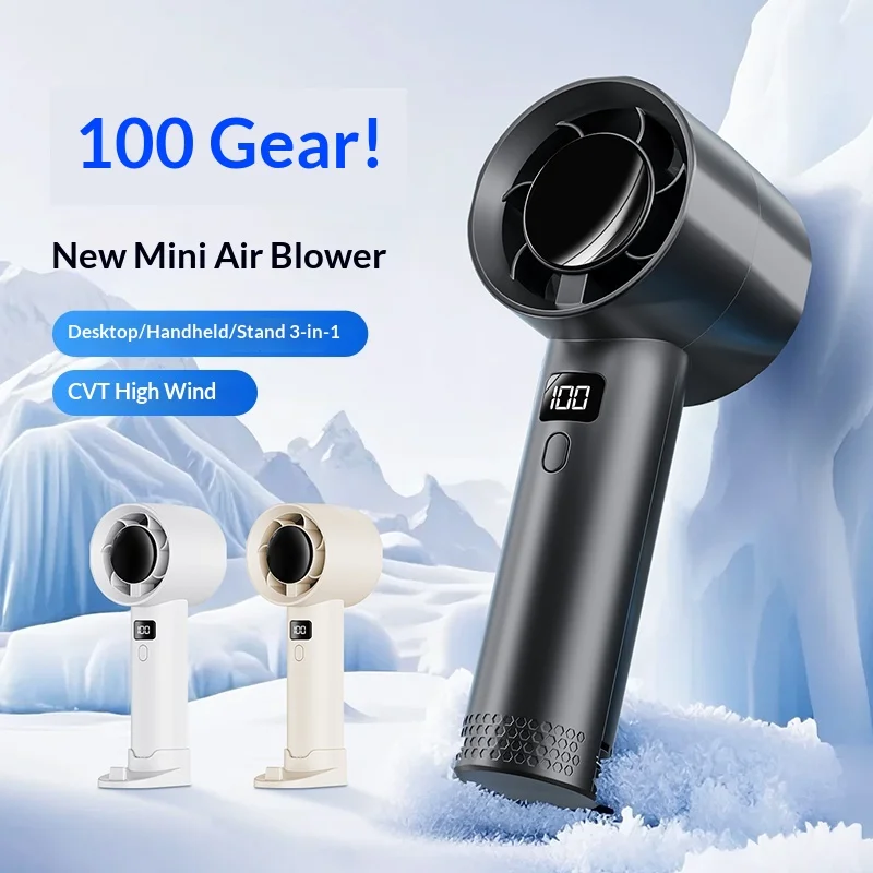 Handheld mini fan, powerful 12 - Outdoor Power Timer avaliação e preço
