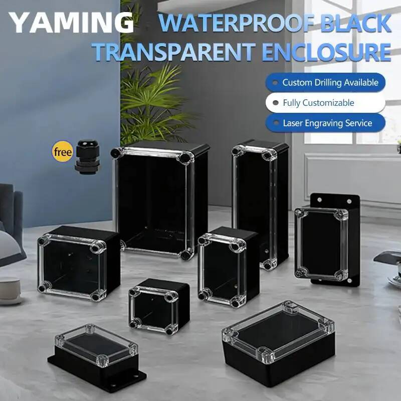 2pcs Transparent Cover Waterpr - Outdoor Power Box Cover avaliação e preço