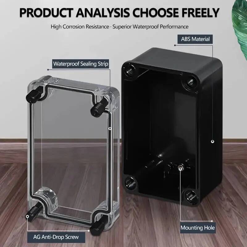 2pcs Transparent Cover Waterpr - Outdoor Power Box Cover avaliação e preço