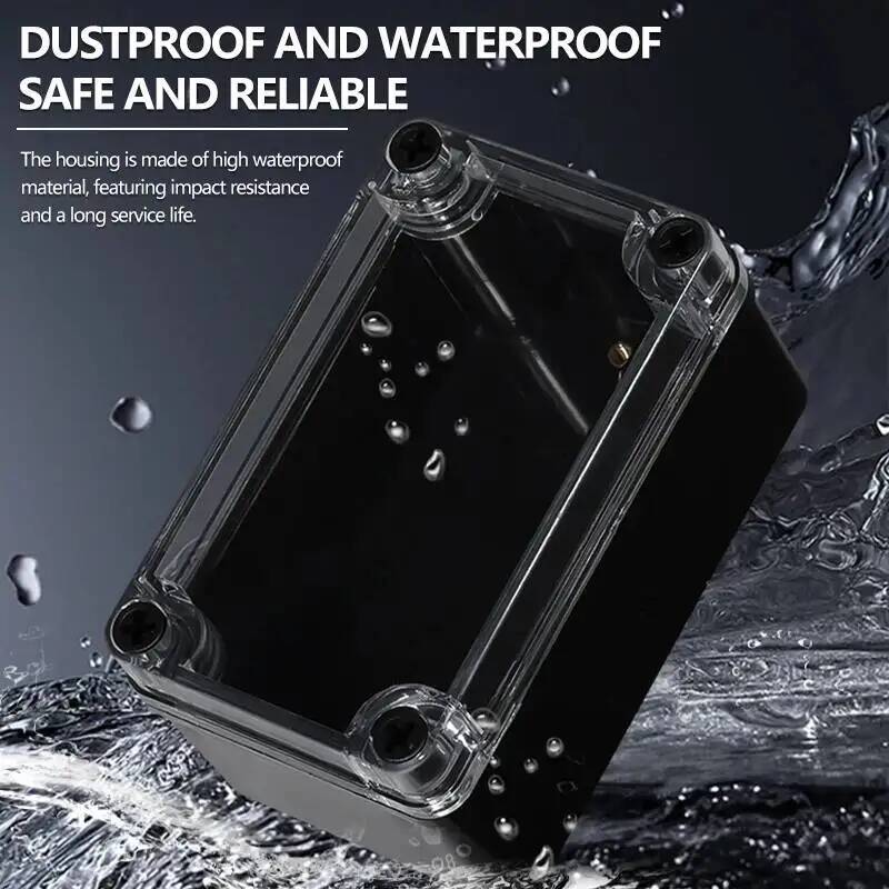 2pcs Transparent Cover Waterpr - Outdoor Power Box Cover avaliação e preço