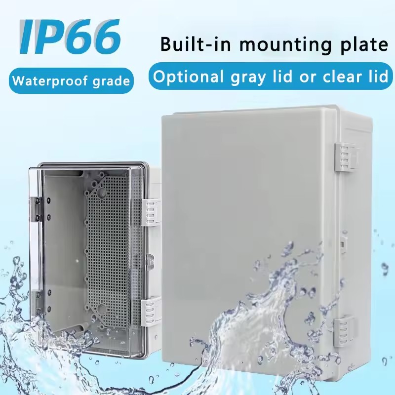 IP66 Waterproof Gray/Transpare - Outdoor Power Box Cover avaliação e preço