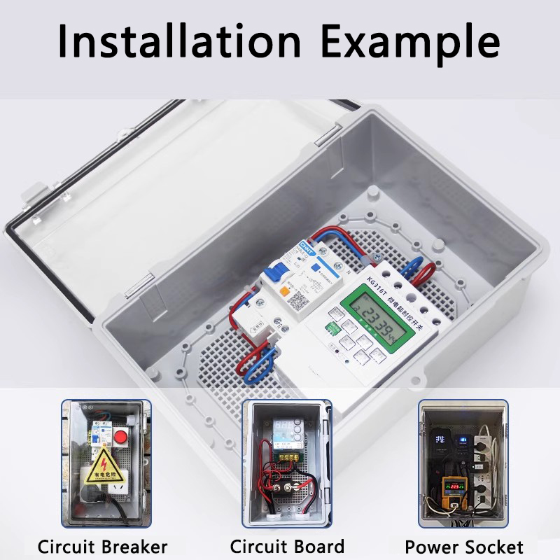 IP66 Waterproof Gray/Transpare - Outdoor Power Box Cover avaliação e preço