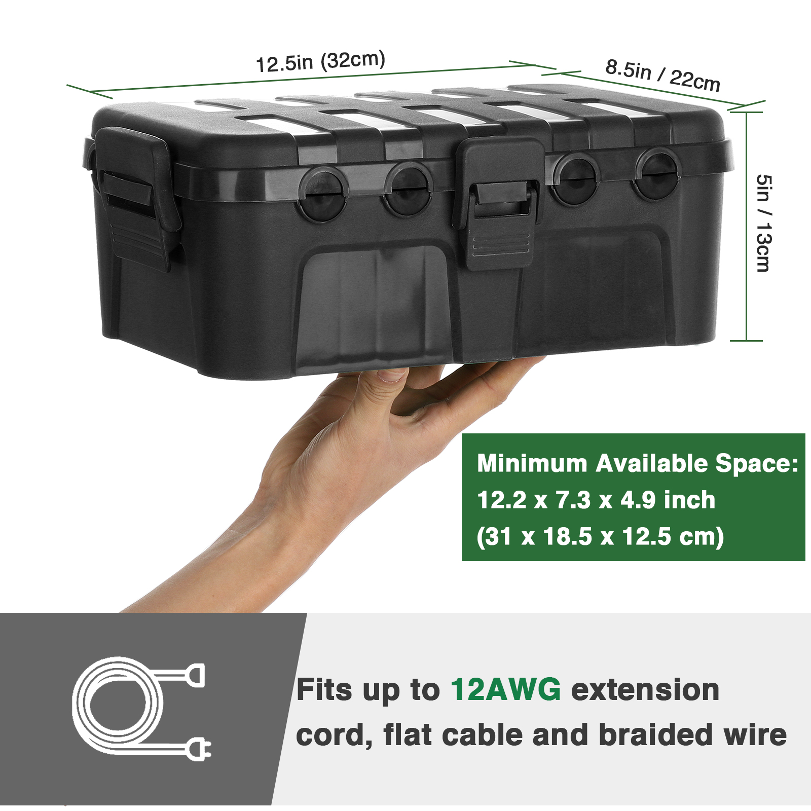 Restmo Large Outdoor Electrica - Outdoor Power Box Cover avaliação e preço