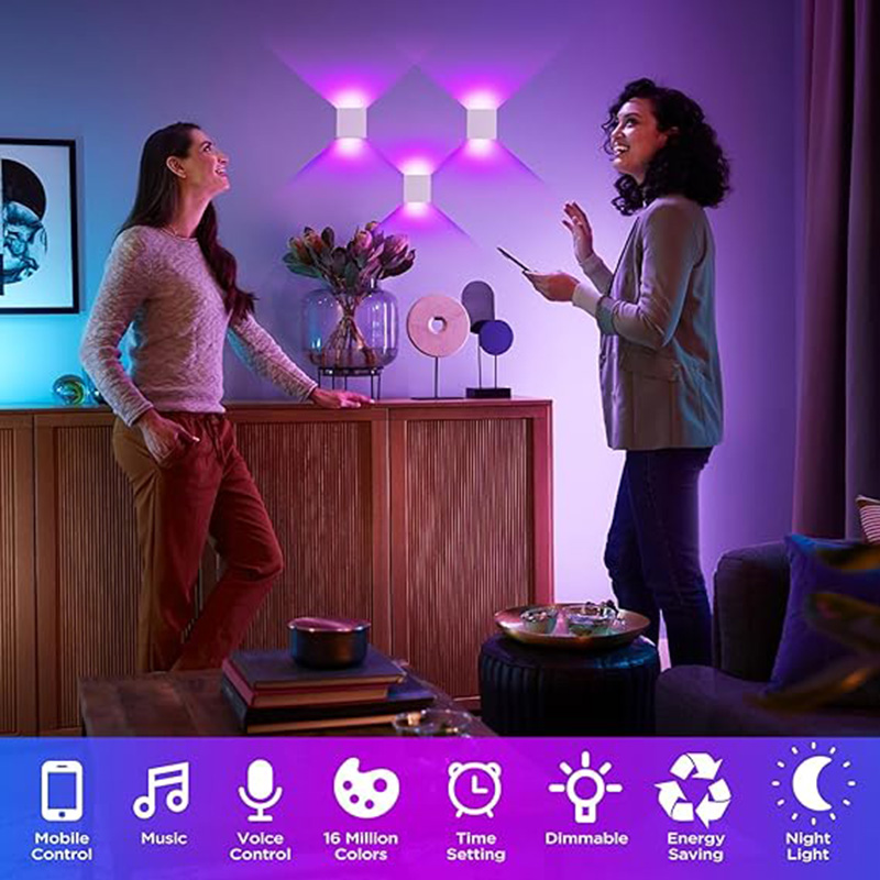 12W LED Outdoor Wall Light RGB - Outdoor Power Point Zigbee avaliação e preço