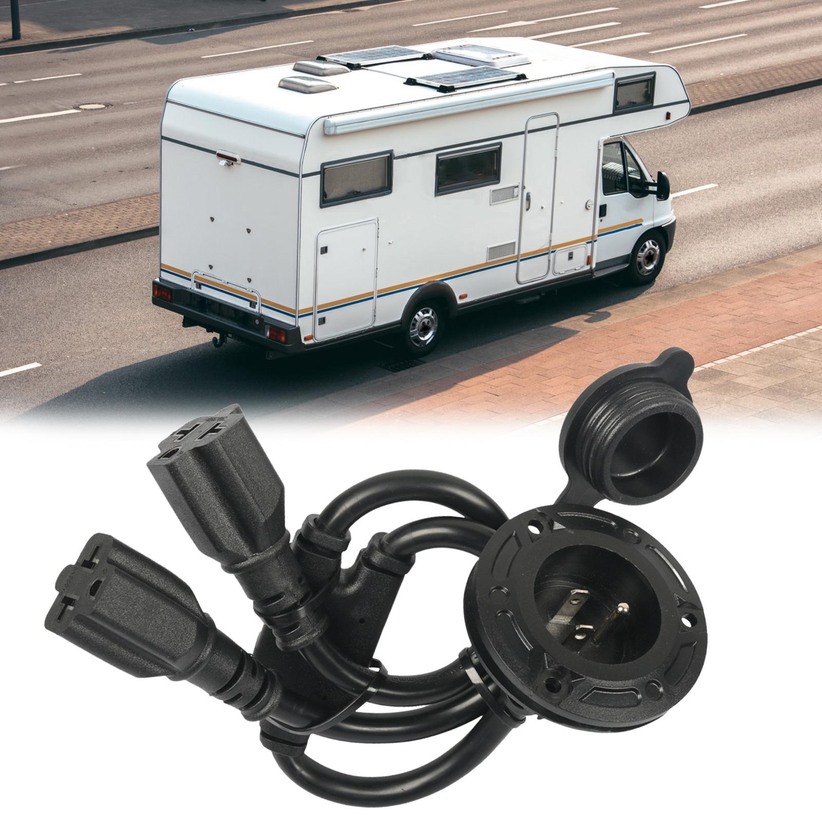 US Standard 125V RV Power Inle - Outdoor Power Outlet Install avaliação e preço