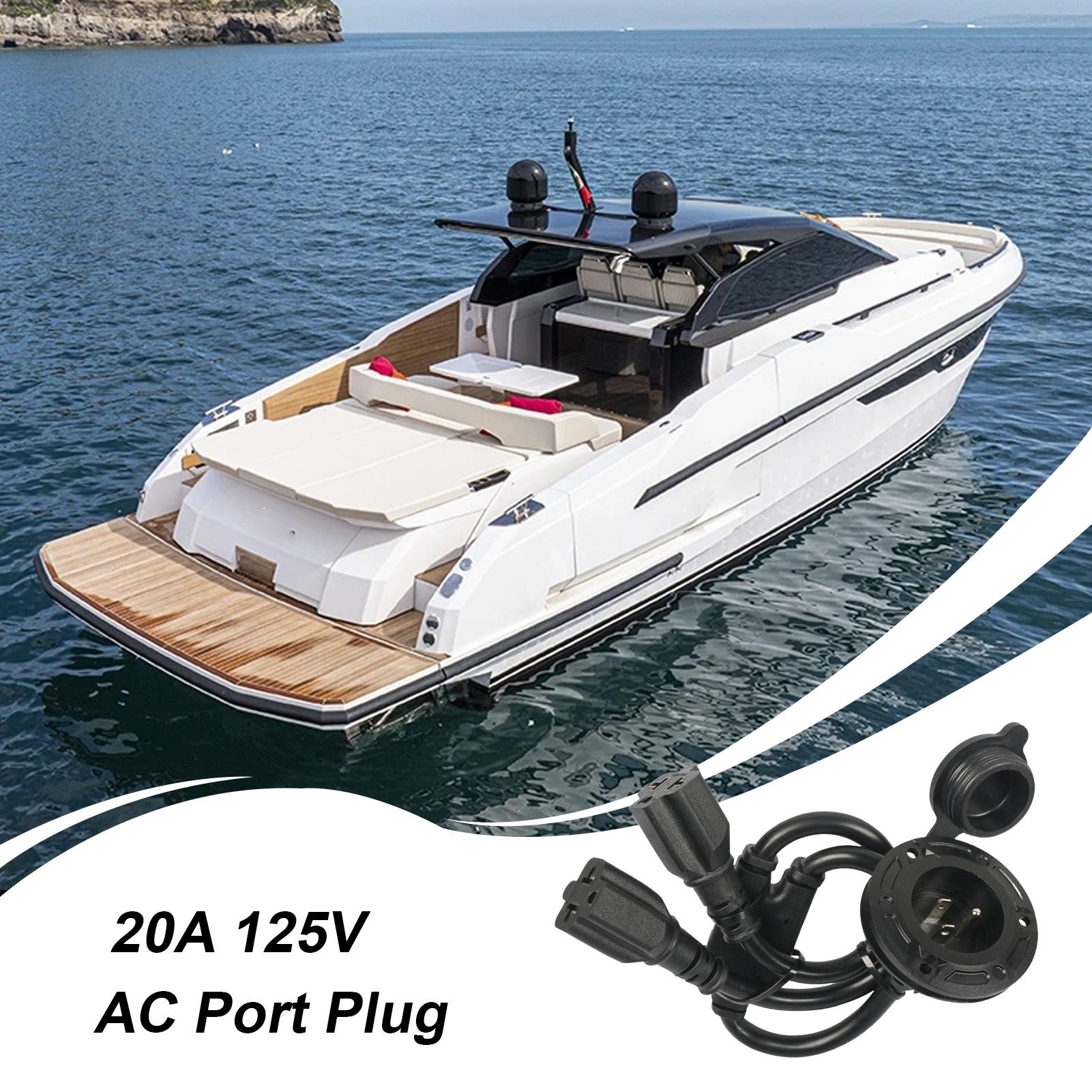 US Standard 125V RV Power Inle - Outdoor Power Outlet Install avaliação e preço