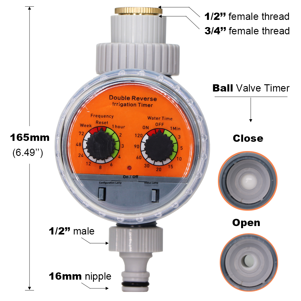 MUCIAKIE Ball Valve Garden Wat - Outdoor Power Timer avaliação e preço