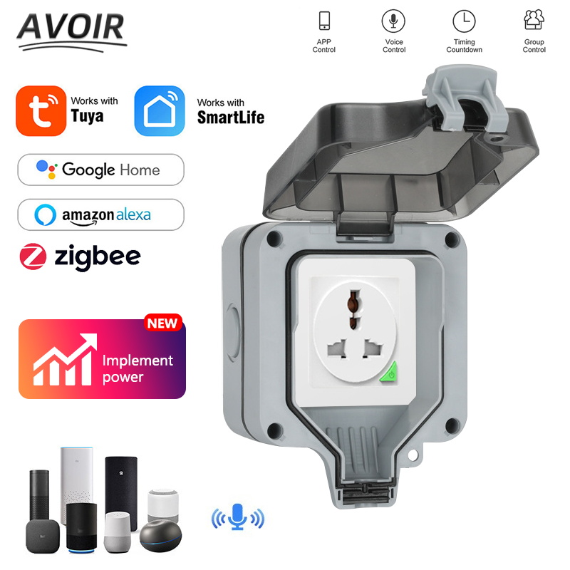 Avoir Wifi Smart Socket IP66 W - Outdoor Power Timer avaliação e preço