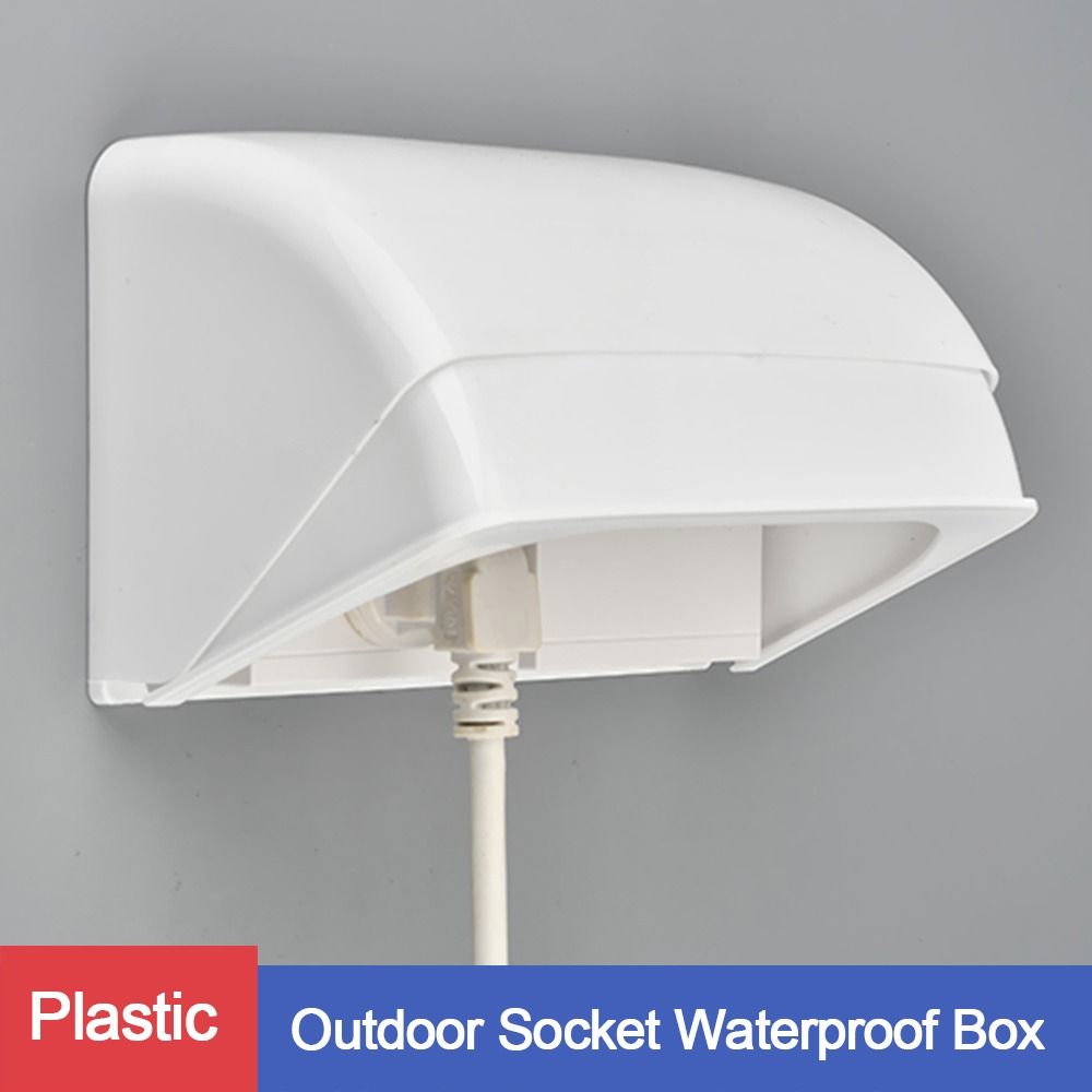 1Pcs Outdoor Socket Waterproof - Outdoor Power Box Cover avaliação e preço