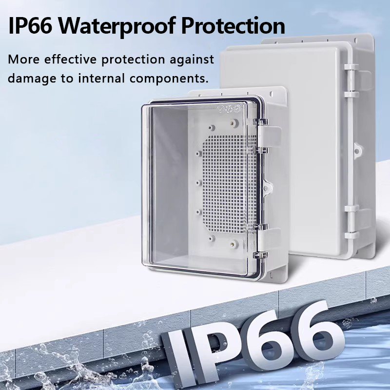 IP66 Waterproof Grey/Transpare - Outdoor Power Box Cover avaliação e preço