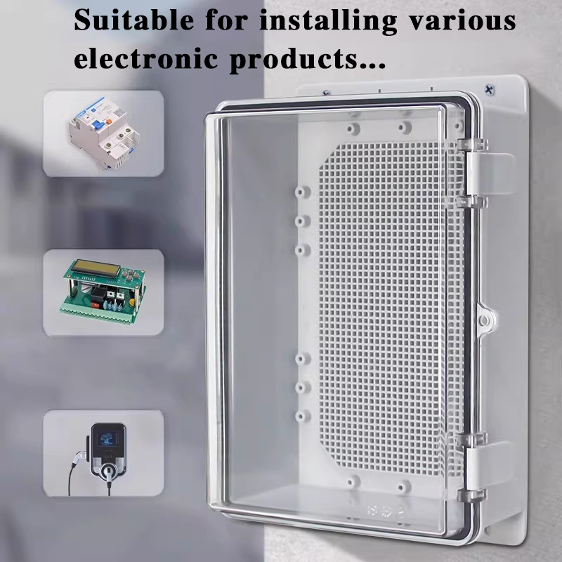 IP66 Waterproof Grey/Transpare - Outdoor Power Box Cover avaliação e preço