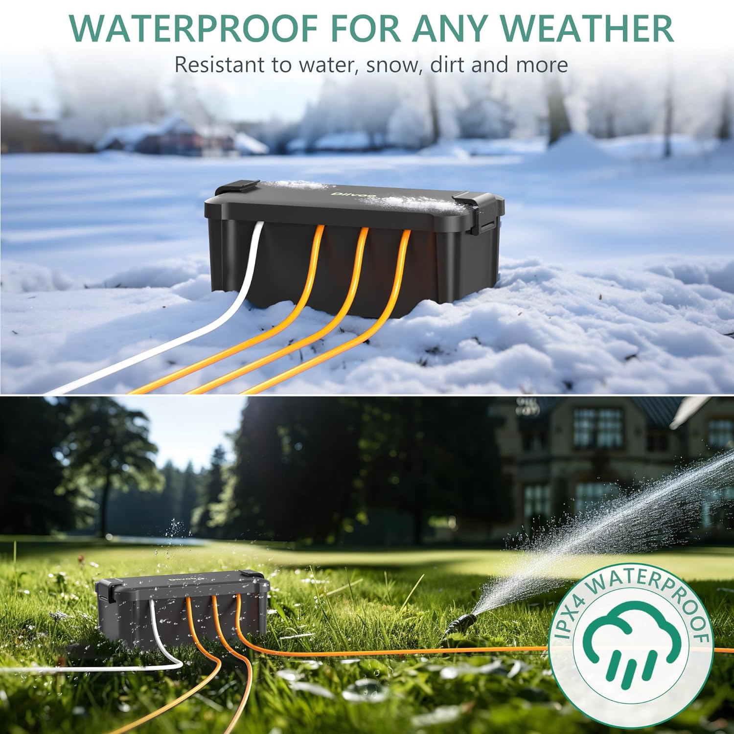 Diivoo Outdoor Waterproof Elec - Outdoor Power Timer avaliação e preço