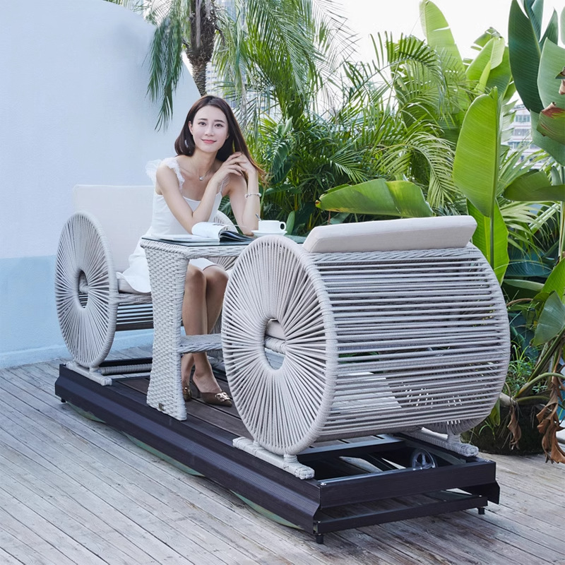 Modern Waterproof Double Wheel - Outdoor Power Recliner avaliação e preço