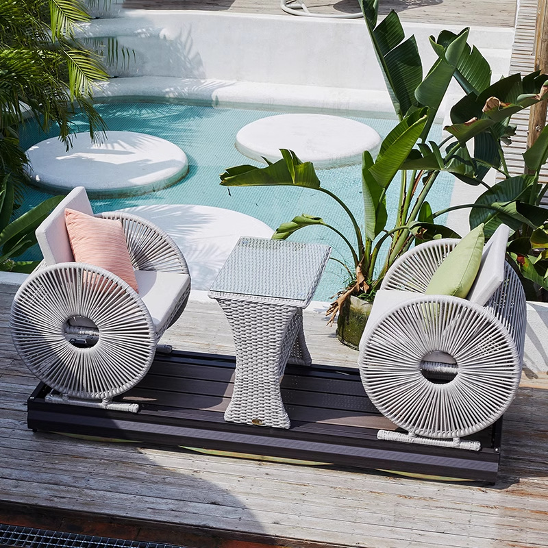 Modern Waterproof Double Wheel - Outdoor Power Recliner avaliação e preço