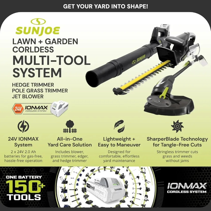 24V IONMAX Cordless Leaf Blowe - Outdoor Power Tool Combo Kits avaliação e preço