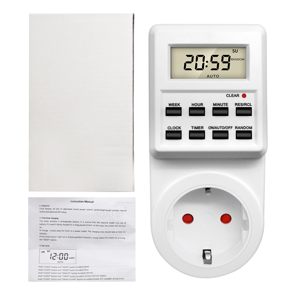 TM03 Digital Timer Switch Sock - Outdoor Power Timer avaliação e preço