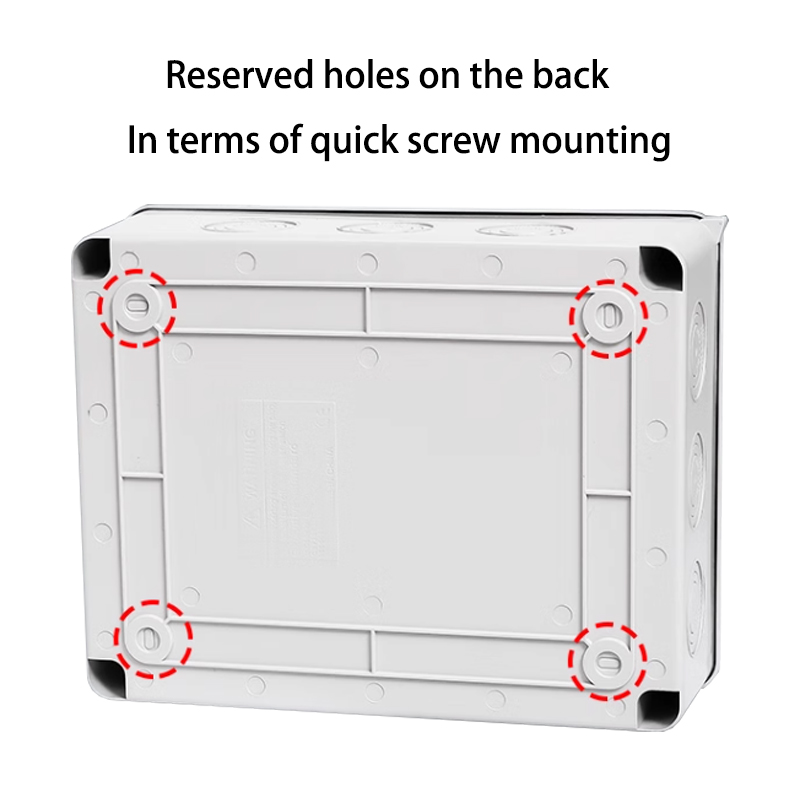 HT Series Junction Box 2/3/5/8 - Outdoor Power Box Cover avaliação e preço