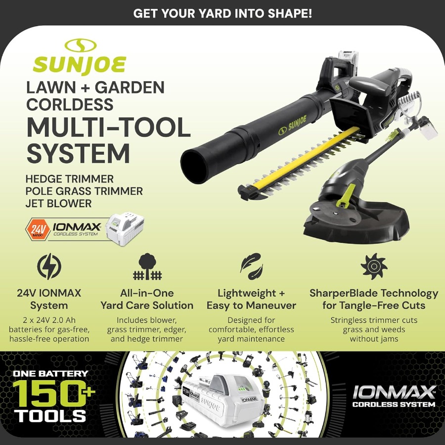 24V IONMAX Cordless Leaf Blowe - Outdoor Power Tool Combo Kits avaliação e preço