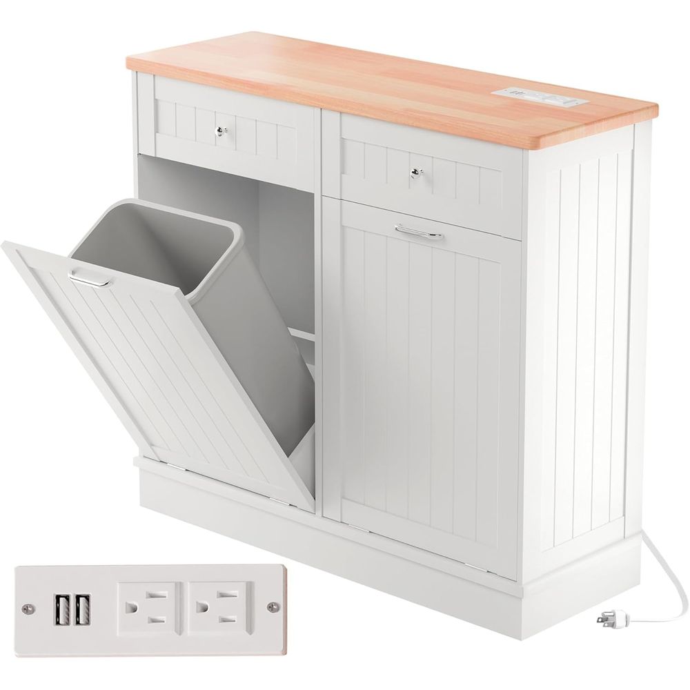 Double Door 10 Gallon Tilt-Out - Outdoor Kitchen Power avaliação e preço