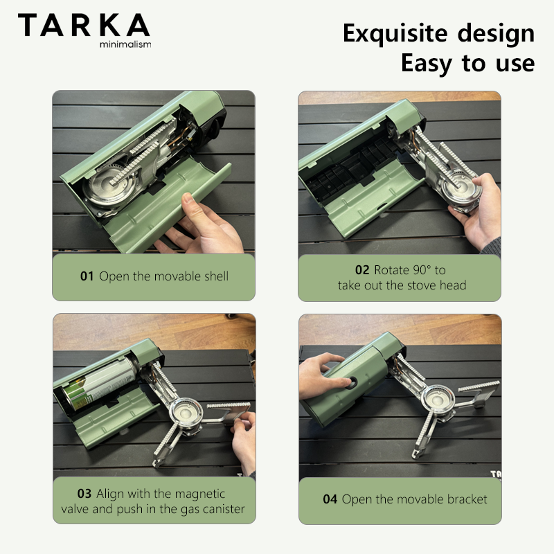 TARKA Cassette Stove Camping F - Outdoor Kitchen Power avaliação e preço